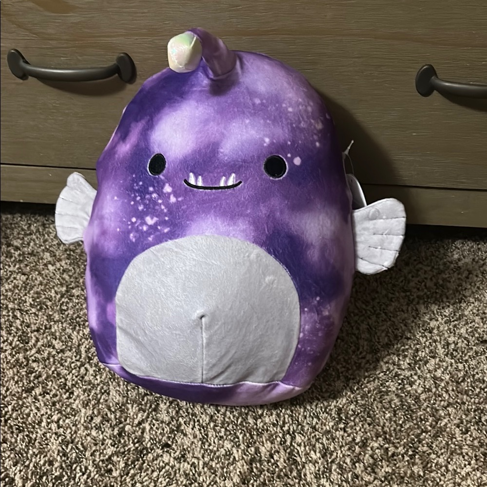 Squishmallows Purple Narwhal Plush